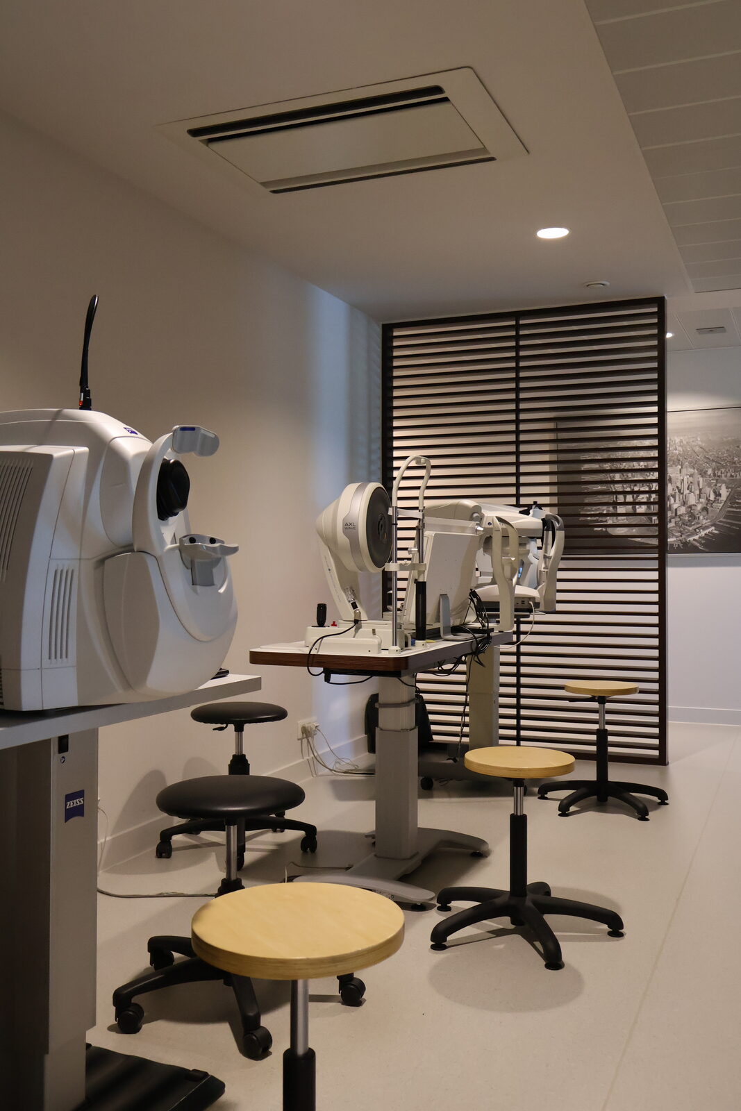 Salle d'examen ophtalmologique